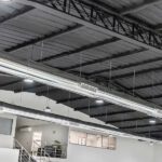 Iluminación de galpones con luces LED