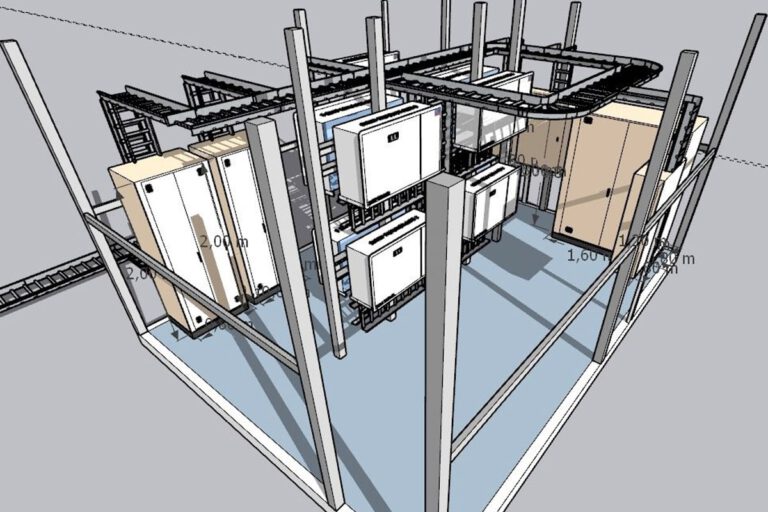 Representación 3D del diseño y construcción de sistemas eléctricos